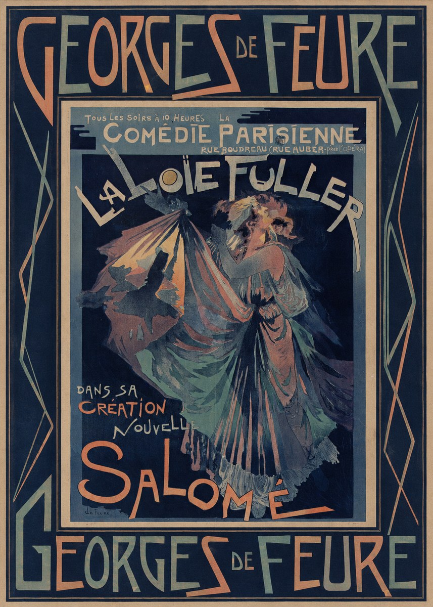 Georges de Feure La Loïe Fuller - Salomé II No5 - Affiche
