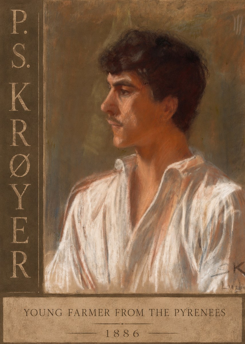 P.S. Krøyer Young Farmer from the Pyrenees No3 - Affiche