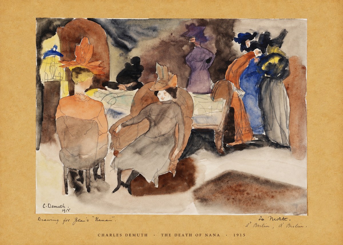Charles Demuth The Death of Nana No6 - Affiche