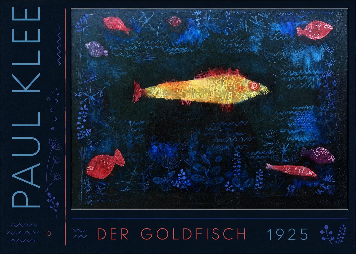 Paul Klee Der Goldfisch No2 - Affiche