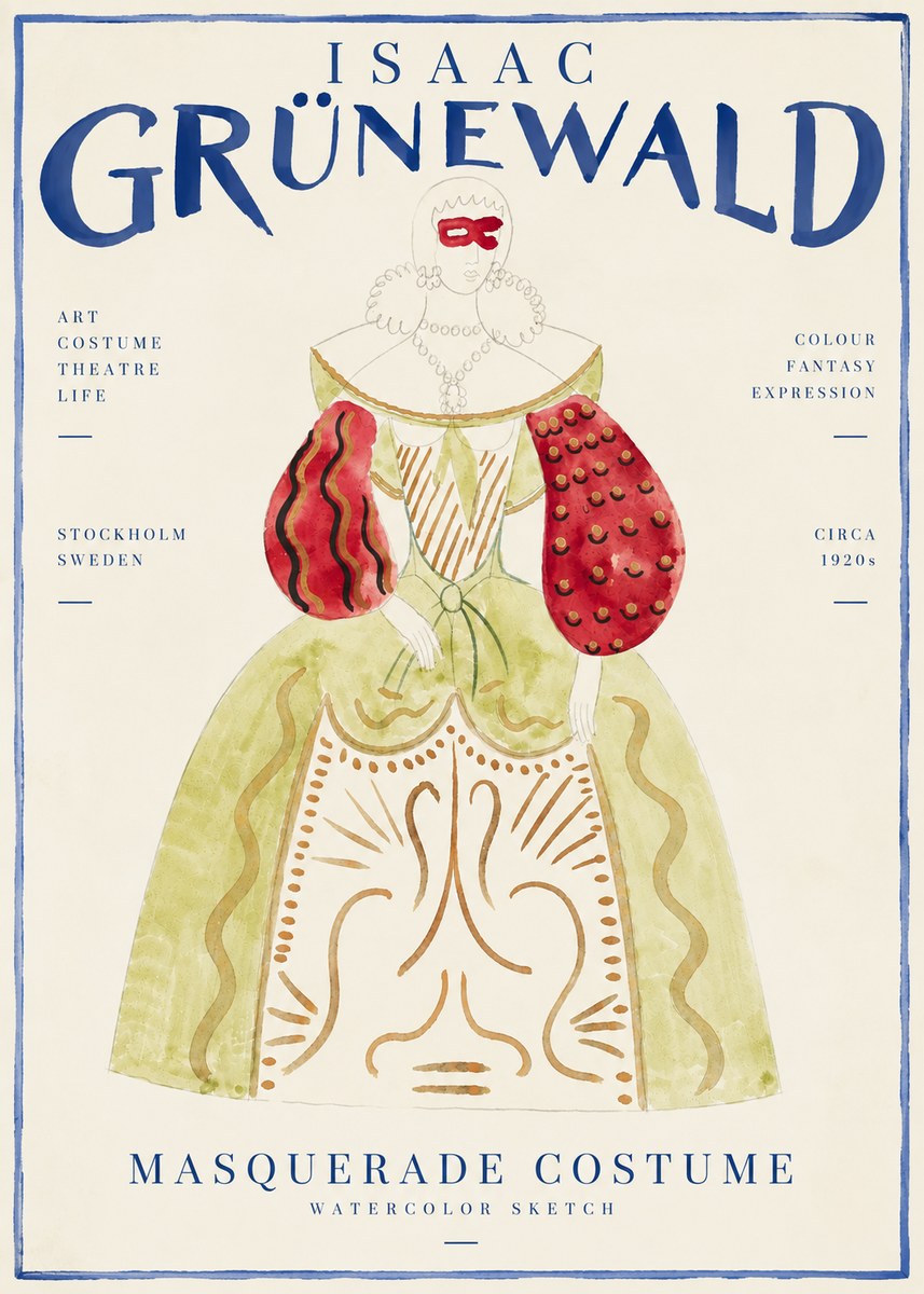 Isaac Grünewald Masquerade Costume No4 - Affiche
