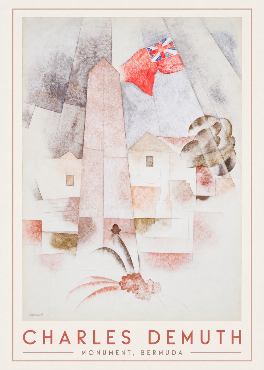 Charles Demuth Monument, Bermuda No1 - Affiche