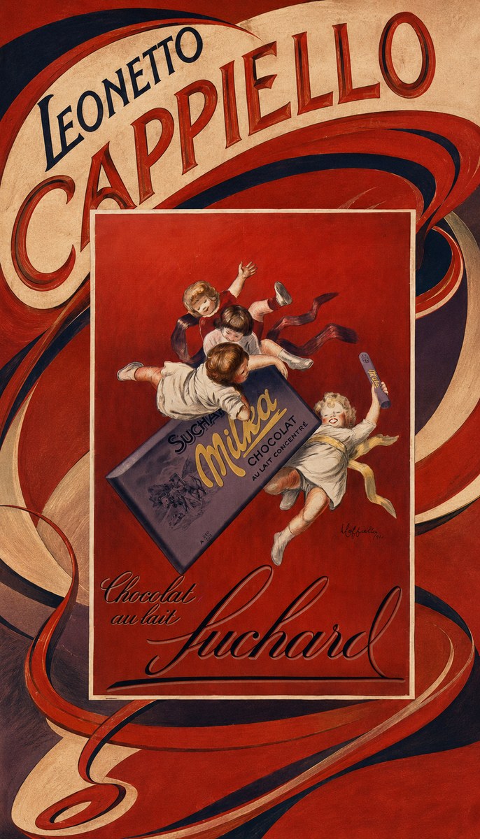 Leonetto Cappiello Suchard Milka Chocolat No6 - Affiche