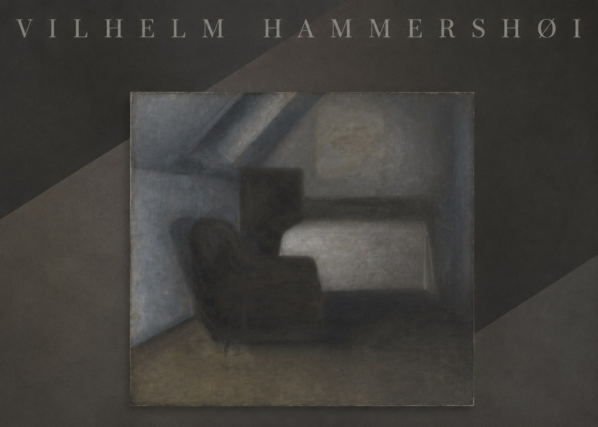 Vilhelm Hammershøi Interior, Strandgade 30 III No3 - Affiche