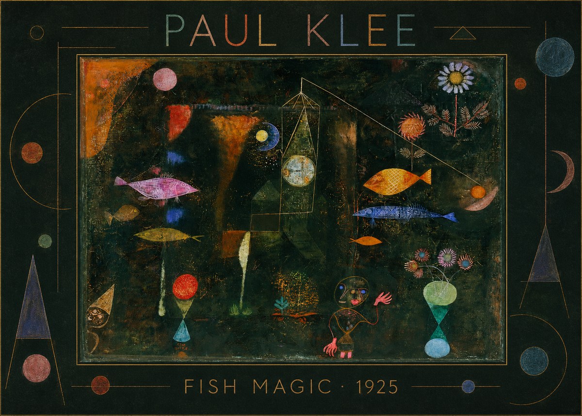 Paul Klee Fish Magic II No1 - Affiche