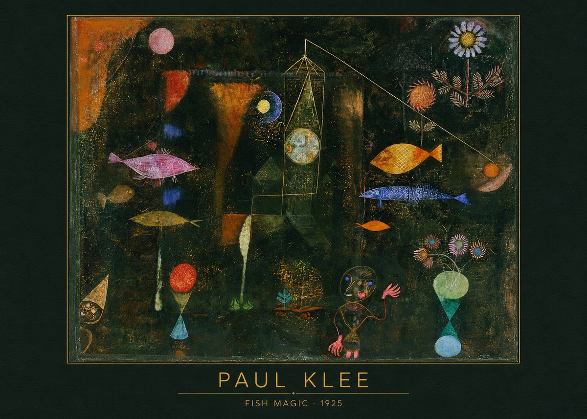 Paul Klee Fish Magic II No4 - Affiche