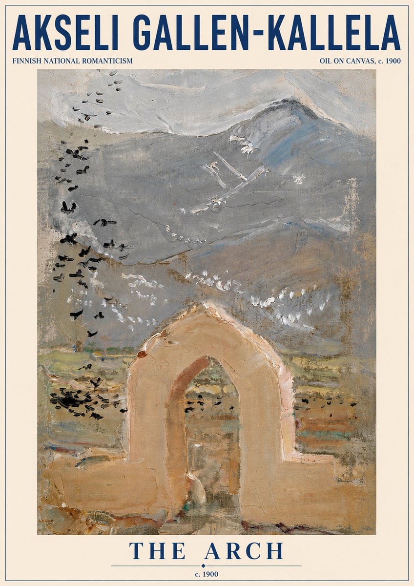 Akseli Gallen-Kallela The Arch No5 - Affiche