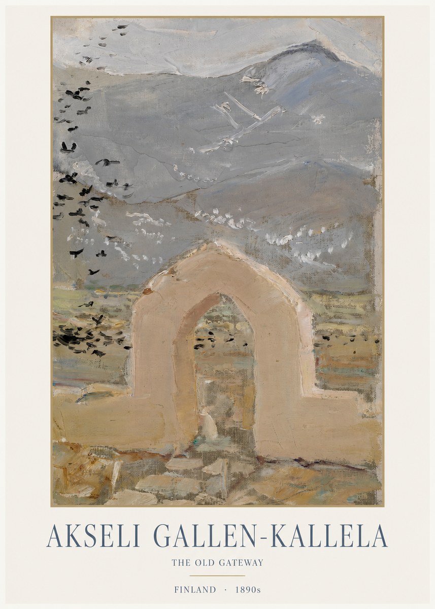Akseli Gallen-Kallela The Arch No6 - Affiche