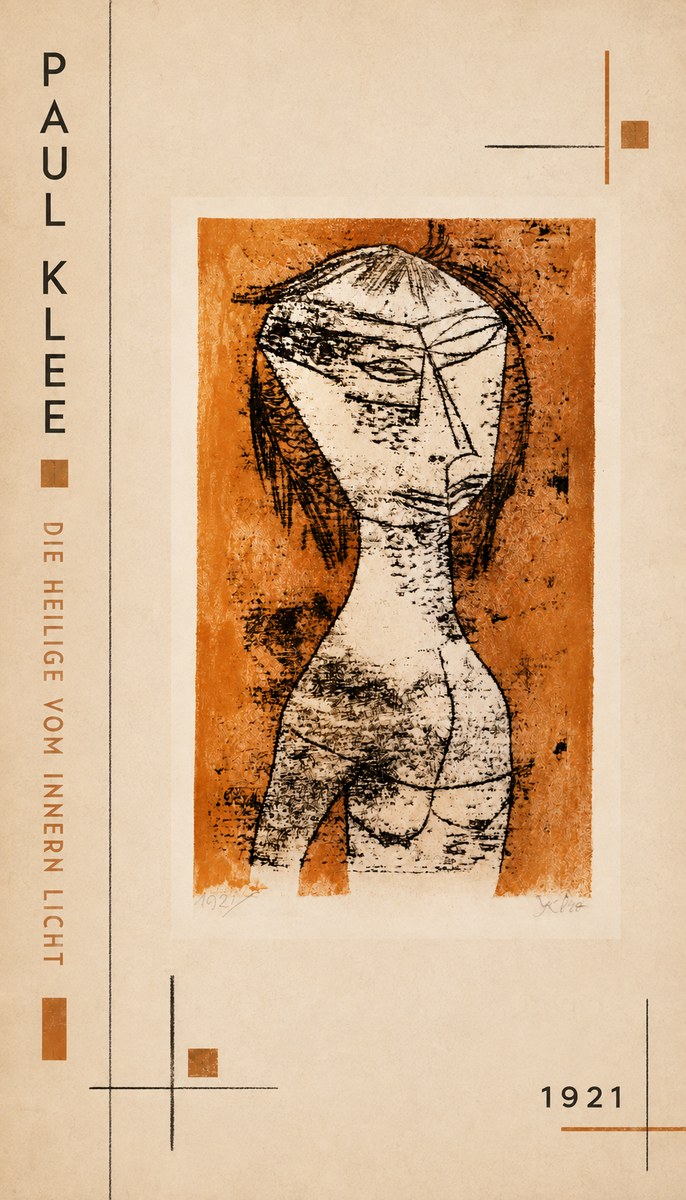 Paul Klee Die Heilige Vom Innern Licht No2 - Affiche