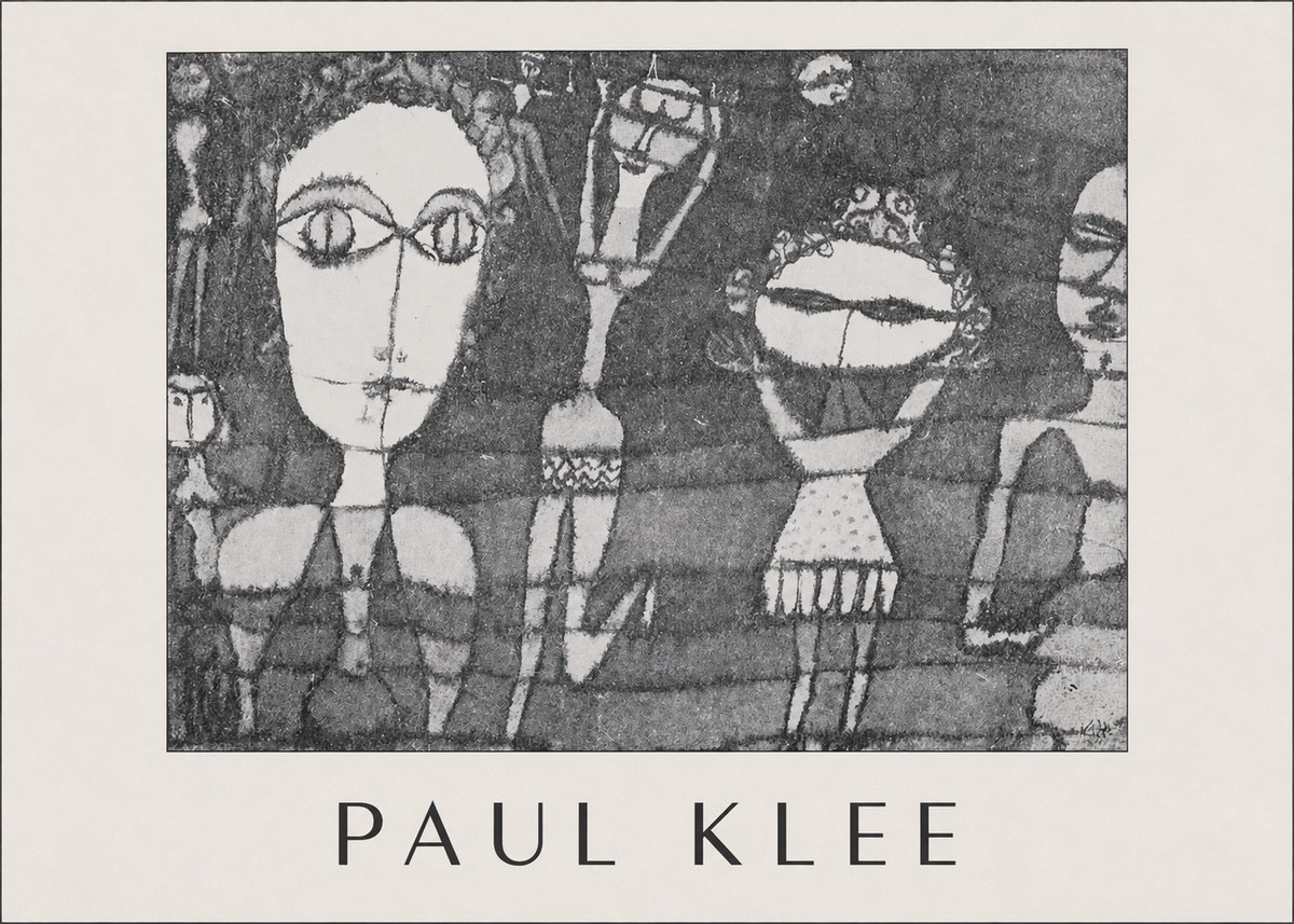 Paul Klee Specter of a Genius No1 - Affiche