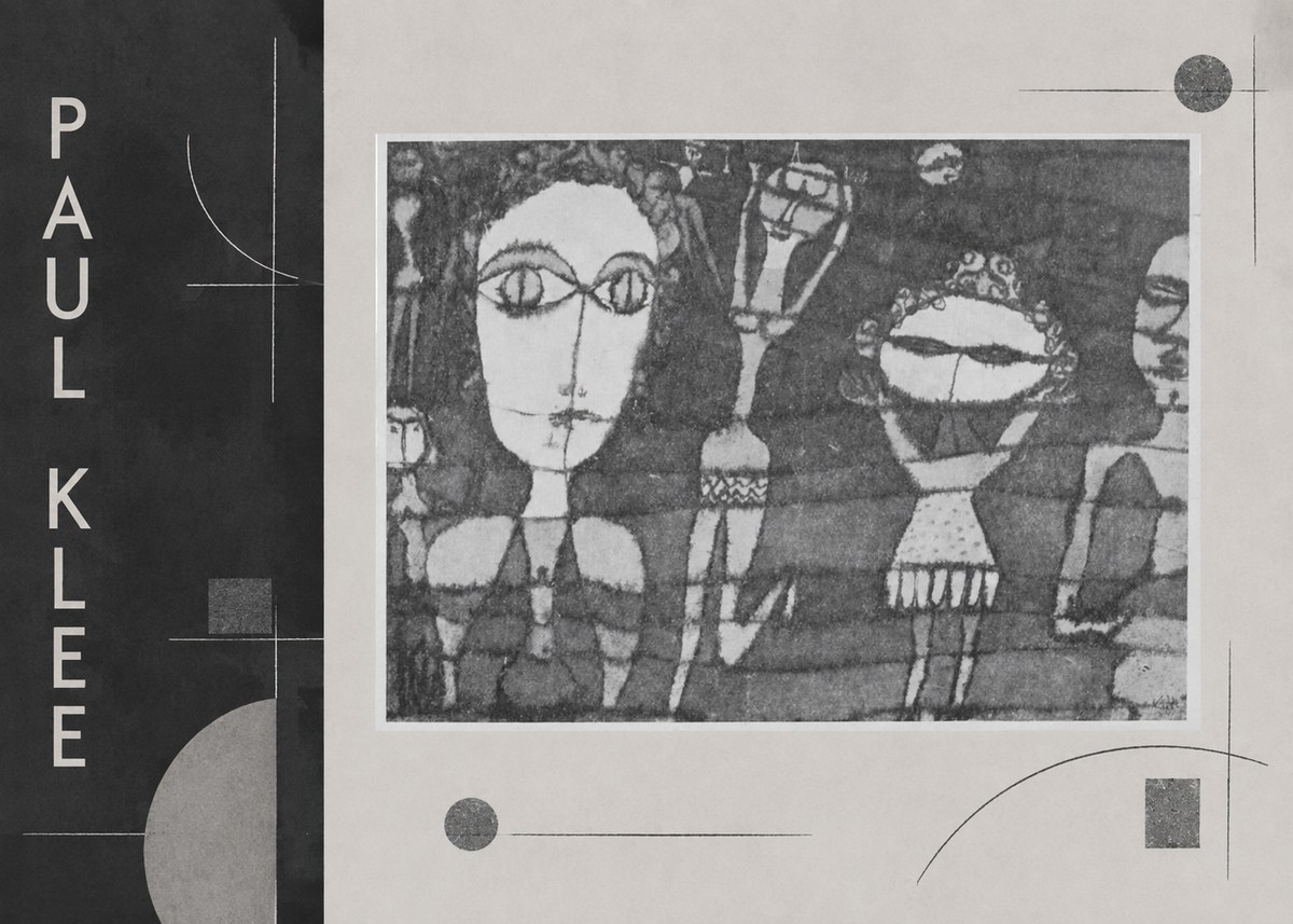 Paul Klee Specter of a Genius No4 - Affiche