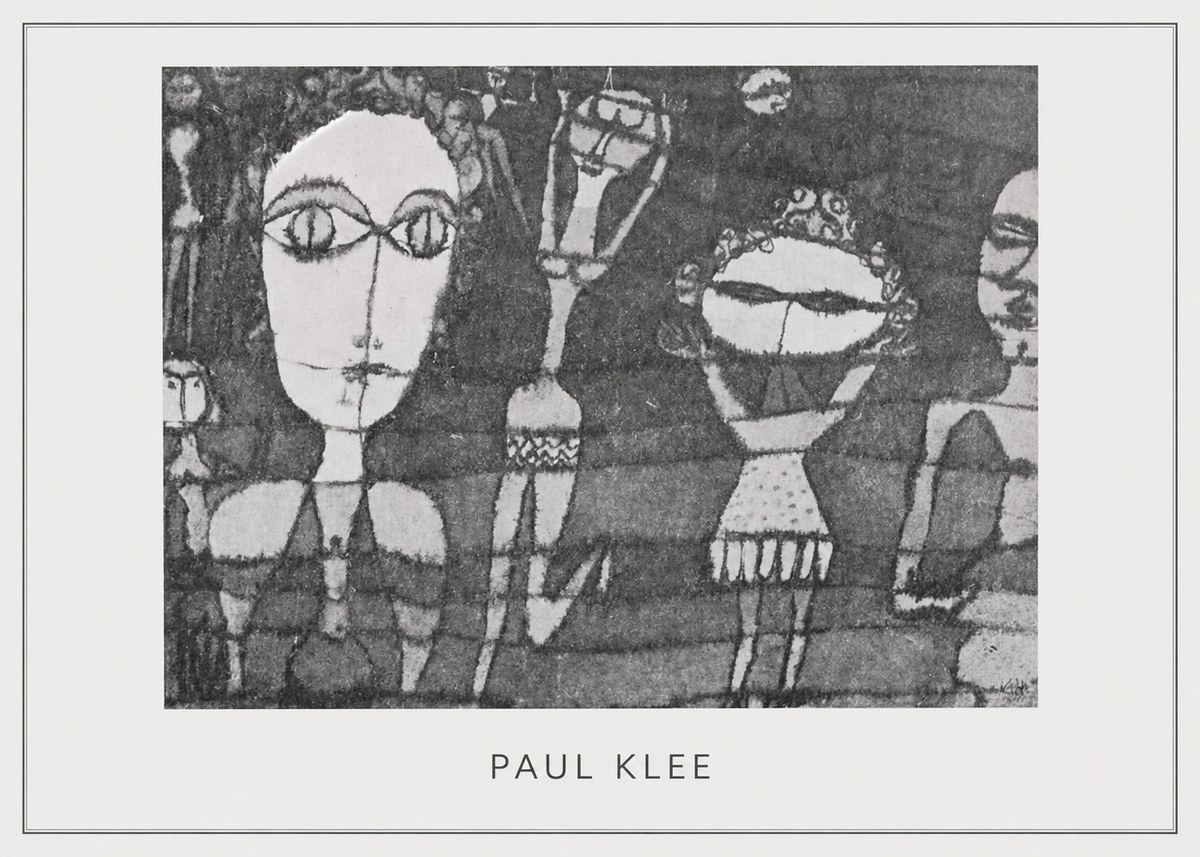 Paul Klee Specter of a Genius No5 - Affiche