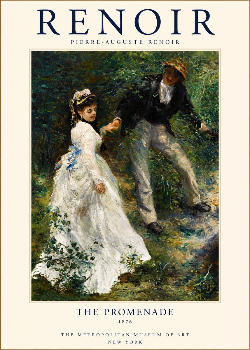 Renoir The Promenade No1 - Affiche