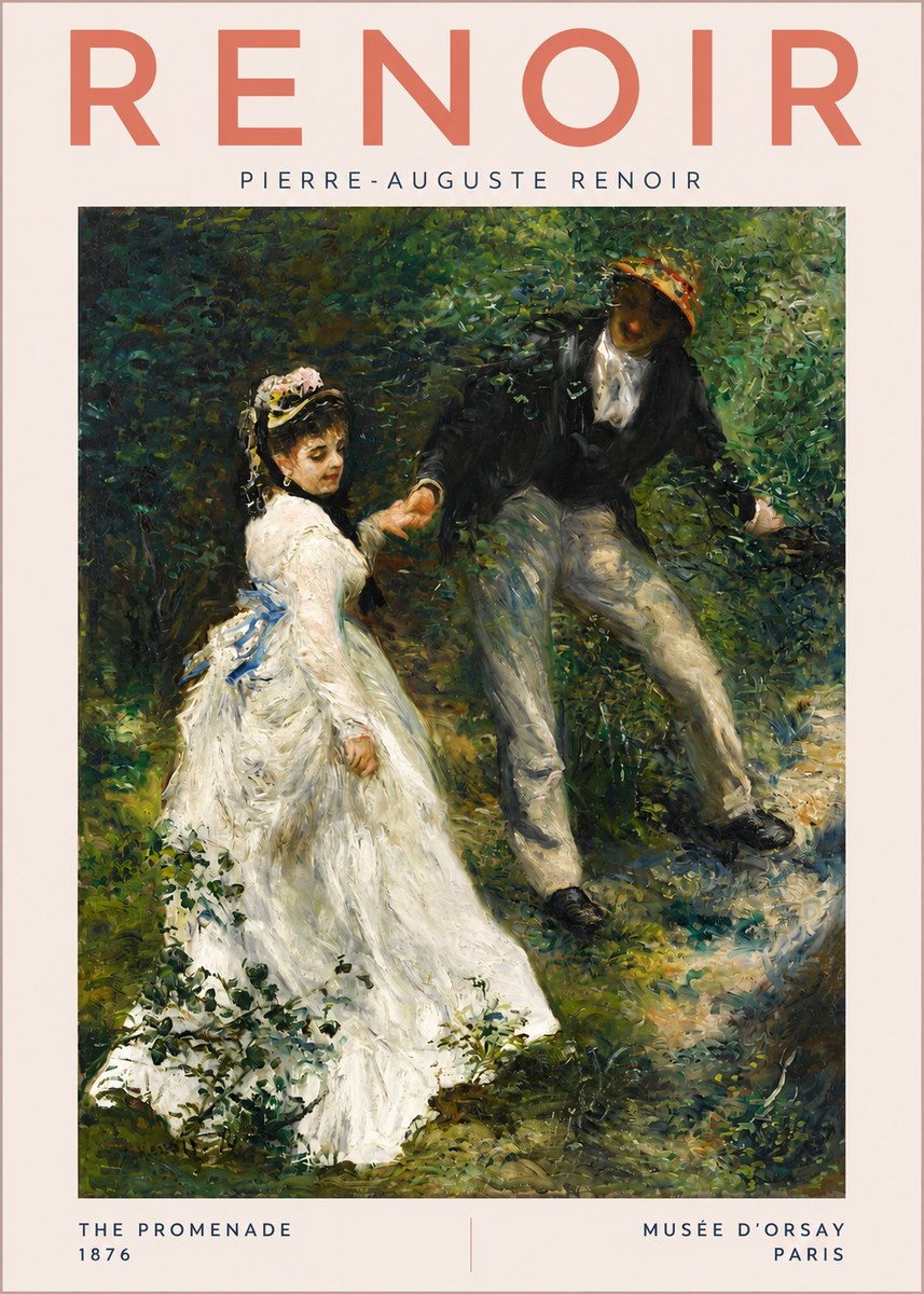 Renoir The Promenade No3 - Affiche