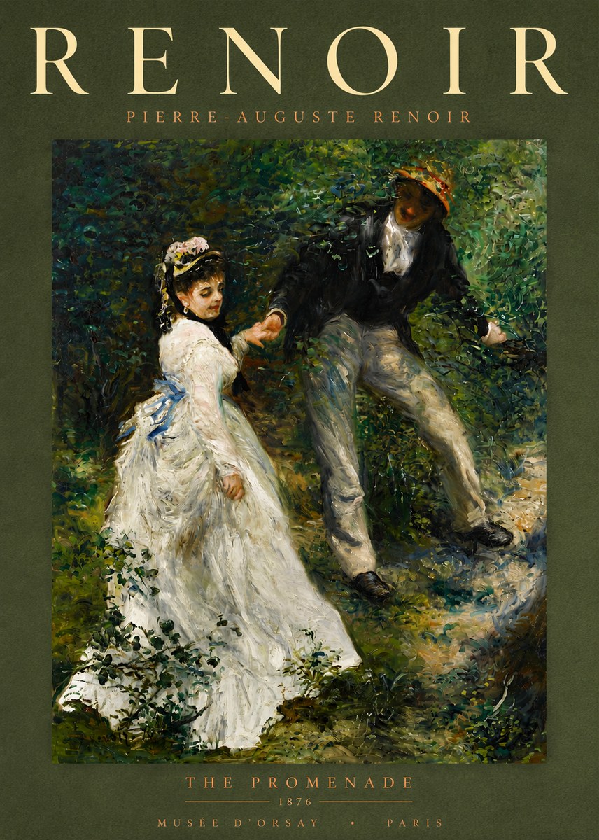 Renoir The Promenade No5 - Affiche