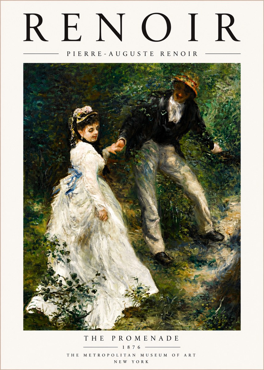 Renoir The Promenade No6 - Affiche