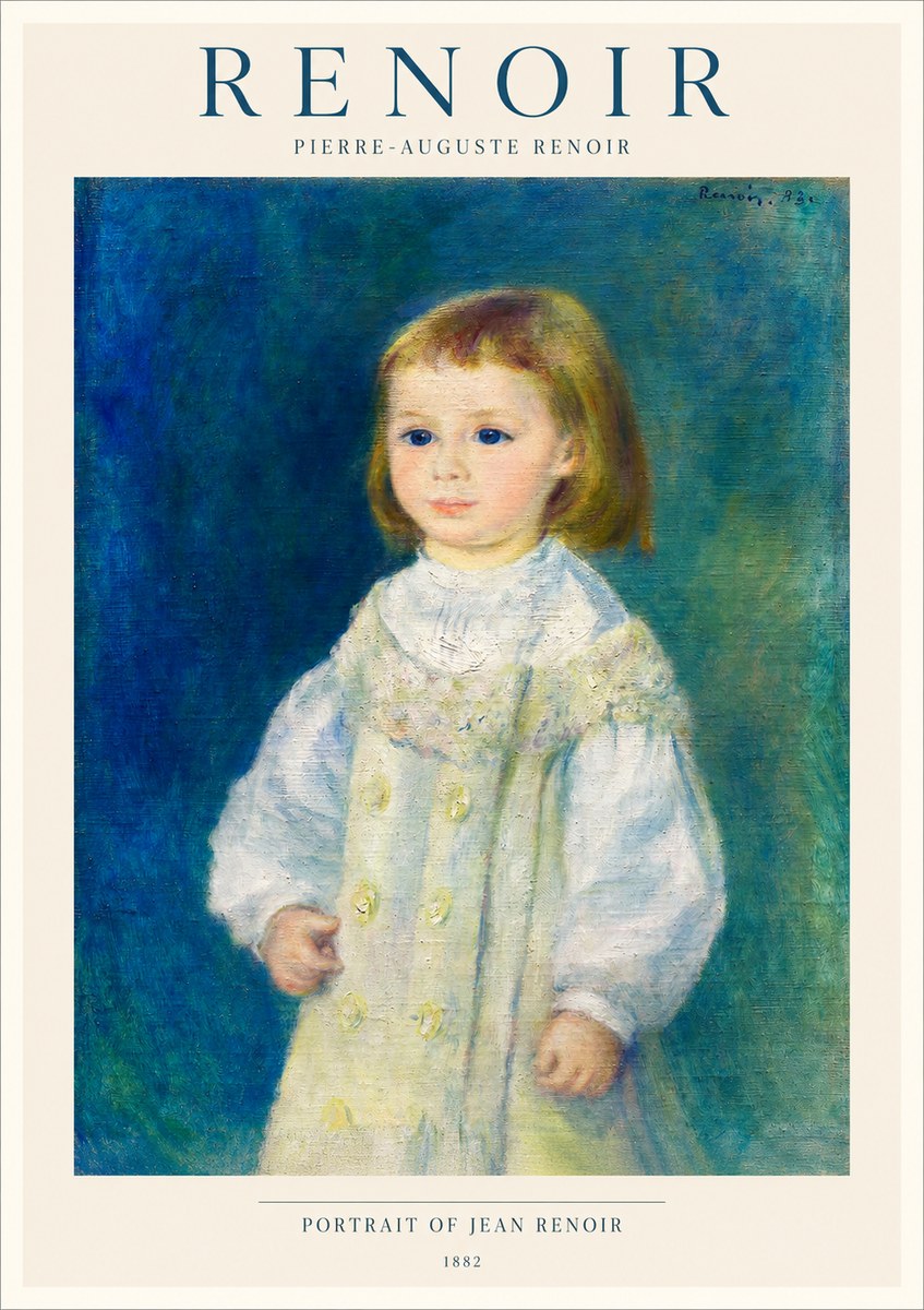 Renoir Portrait of Jean Renoir No1 - Affiche