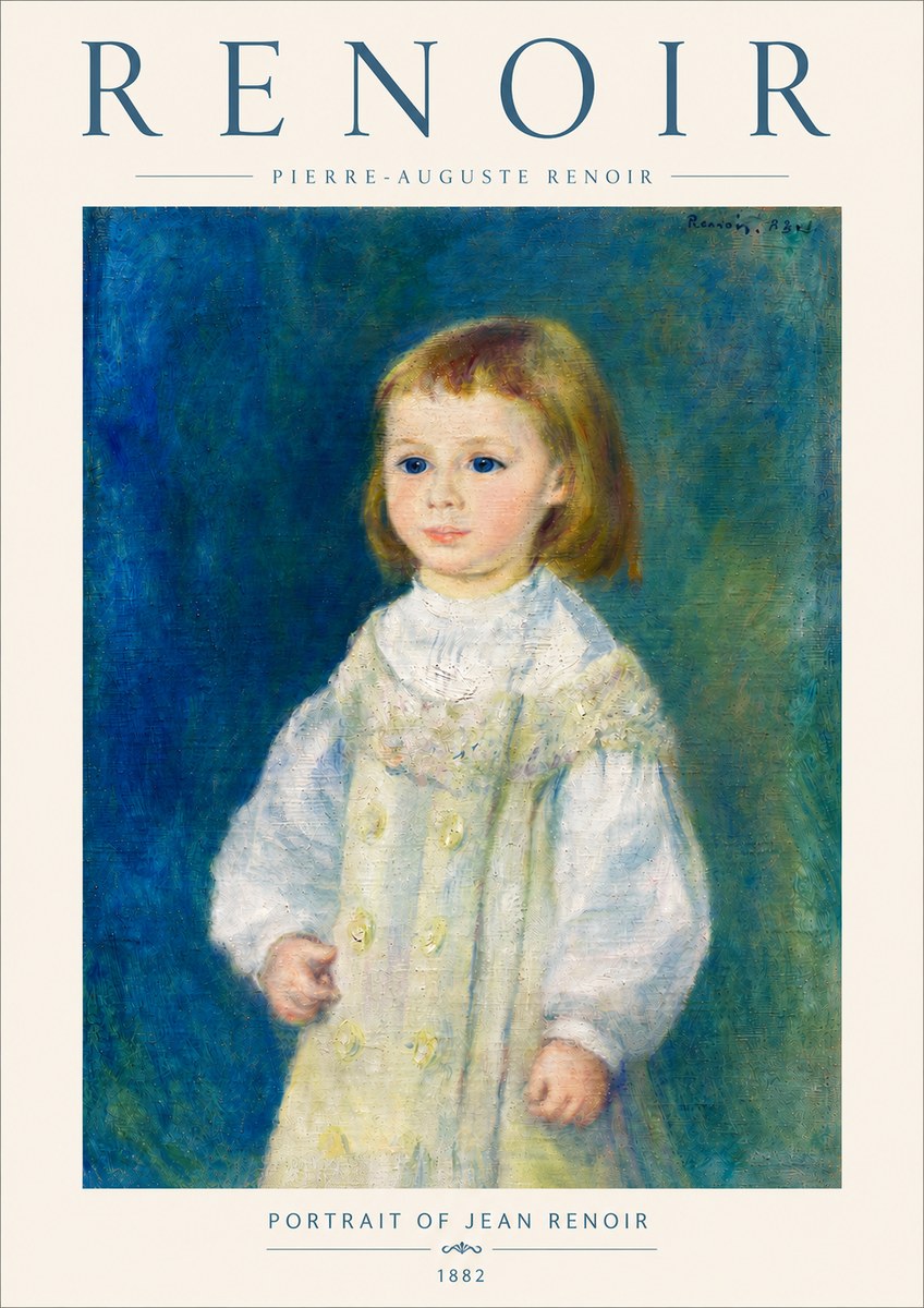 Renoir Portrait of Jean Renoir No5 - Affiche