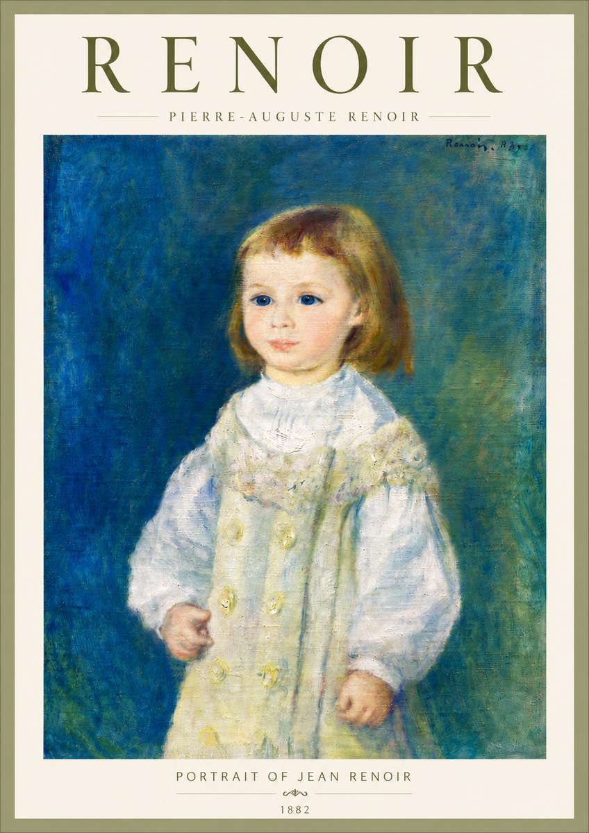 Renoir Portrait of Jean Renoir No6 - Affiche