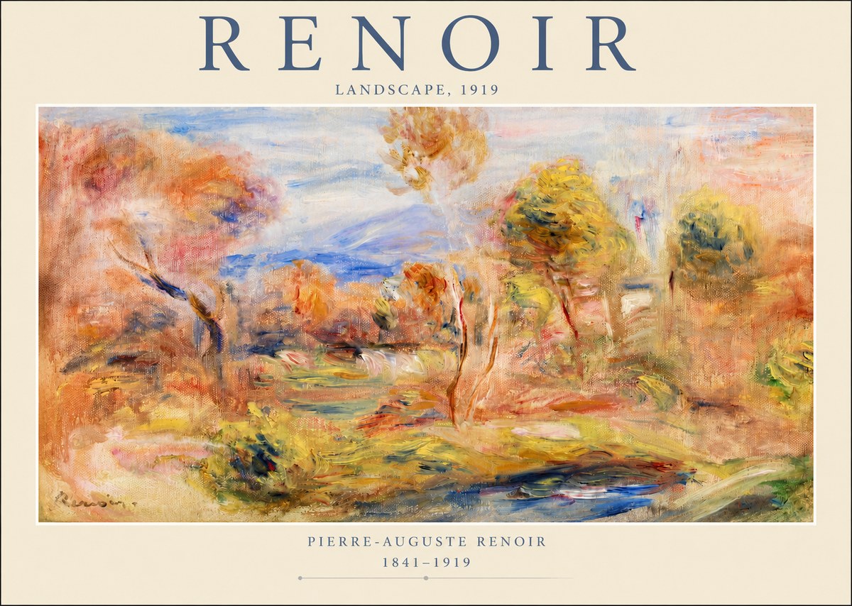 Renoir Landscape No2 - Affiche