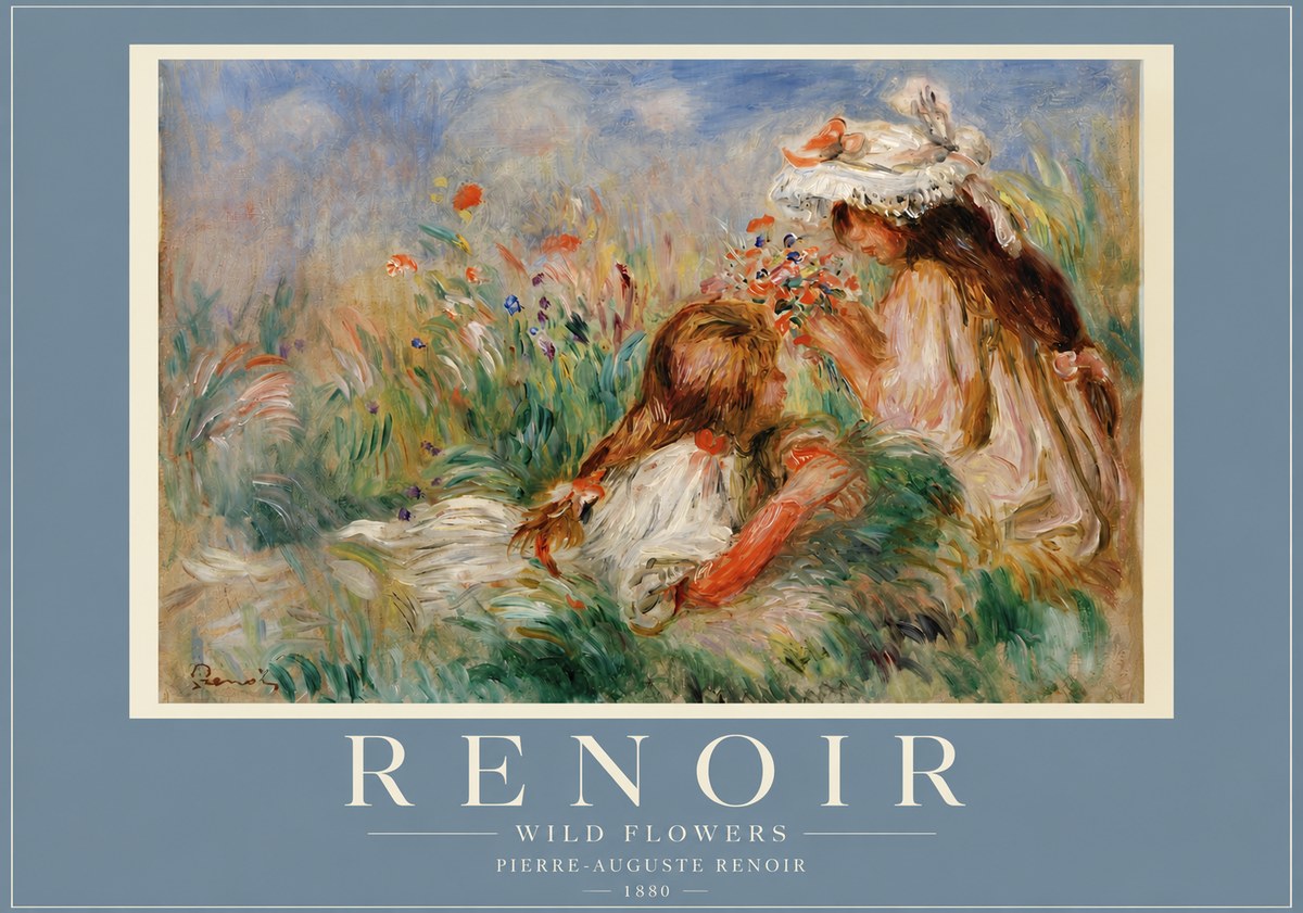 Renoir Wild Flowers No3 - Affiche