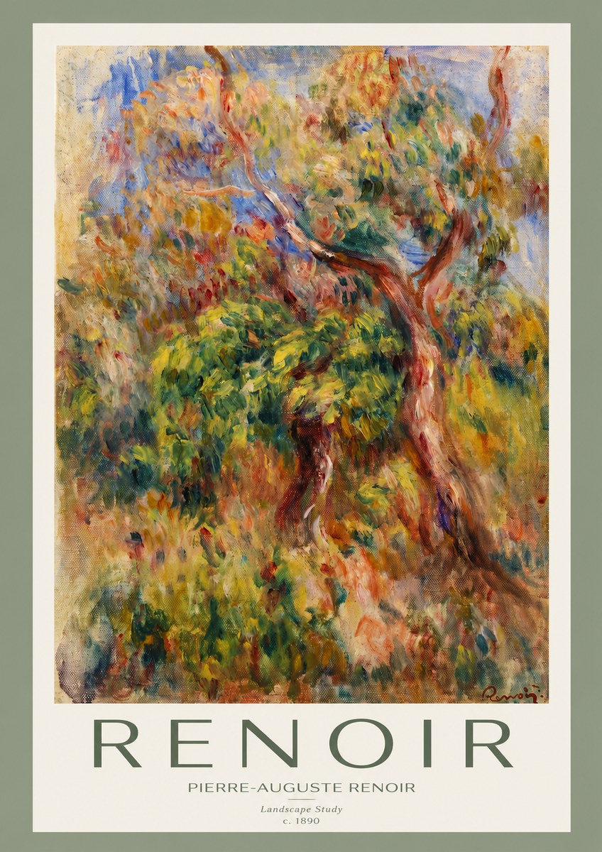 Renoir Landscape Study No2 - Affiche