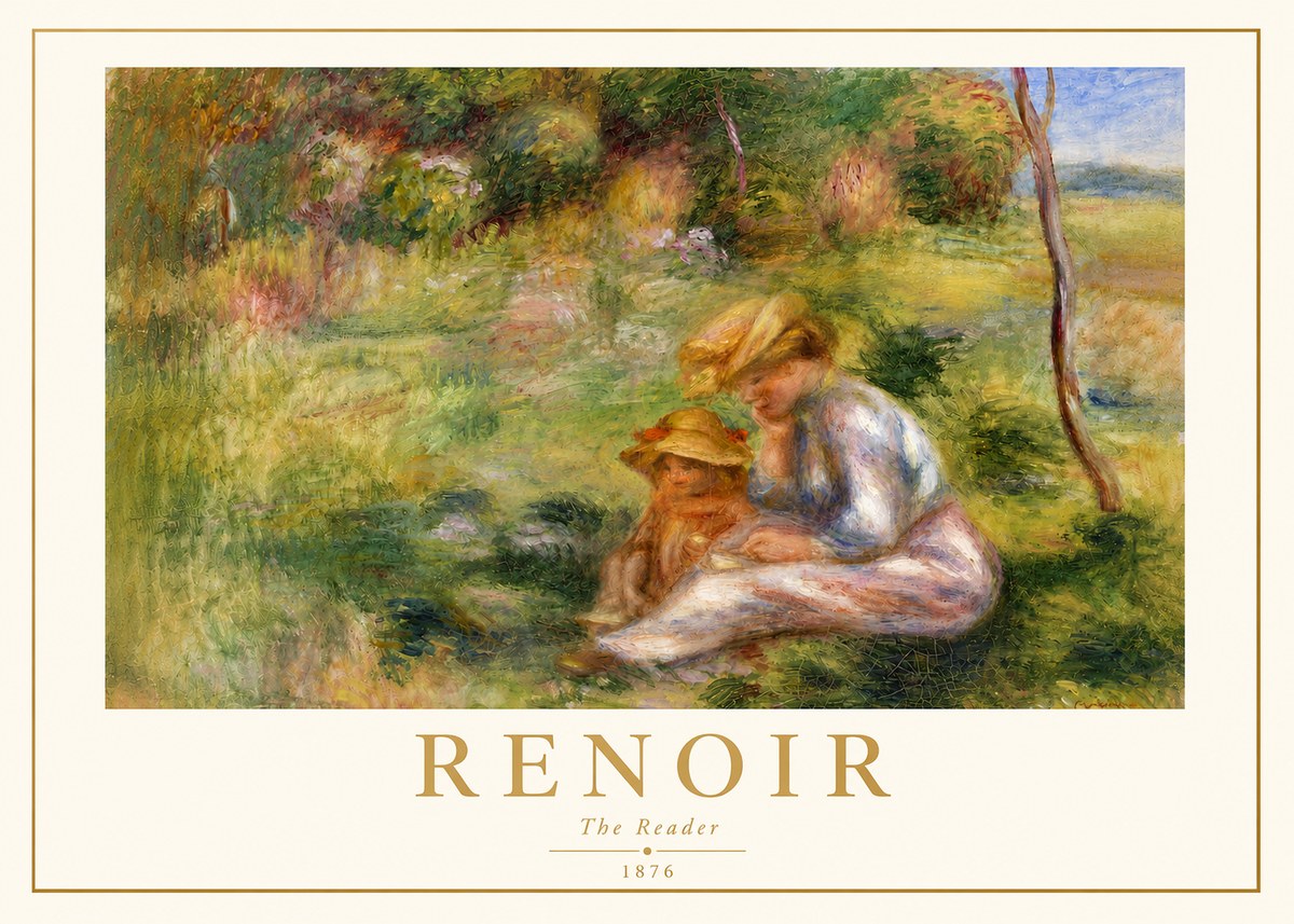 Renoir The Reader No3 - Affiche