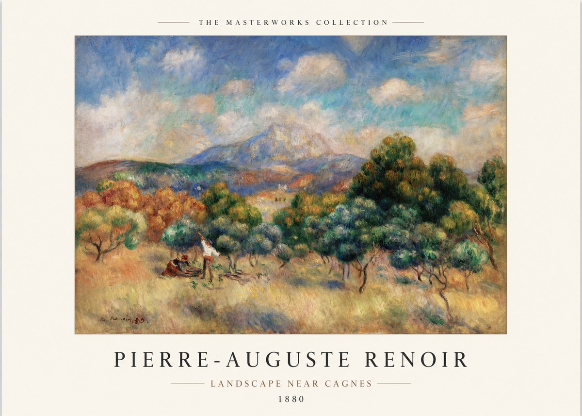Renoir Landscape Near Cagnes I No1 - Affiche