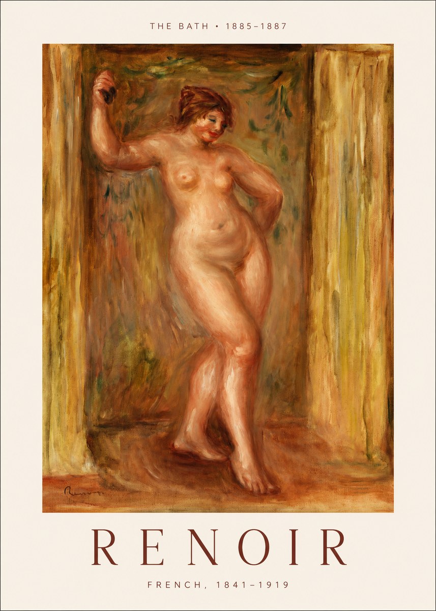 Renoir The Bath No1 - Affiche