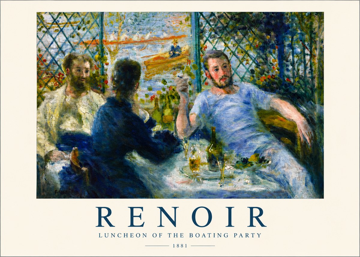 Renoir Luncheon of the Boating Party No3 - Affiche
