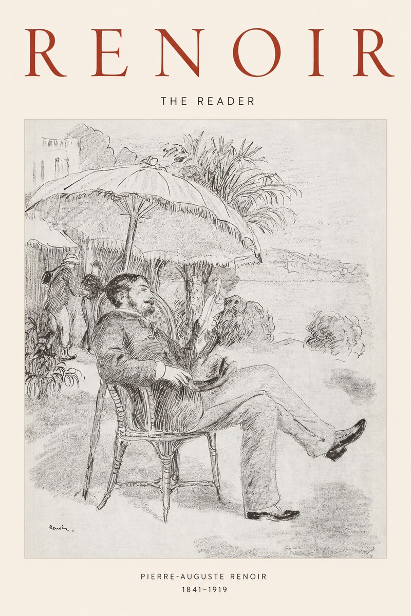 Renoir The Reader II No1 - Affiche