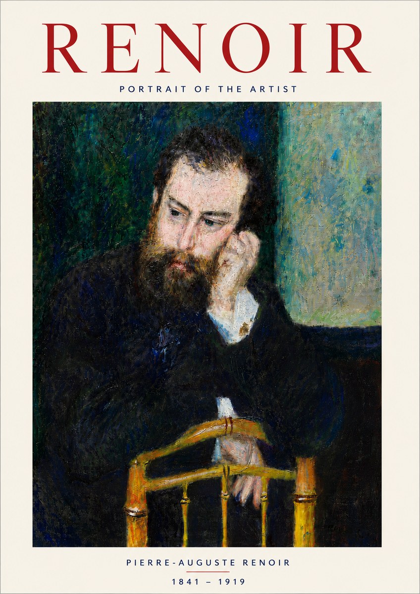 Renoir Portrait of the Artist No5 - Affiche