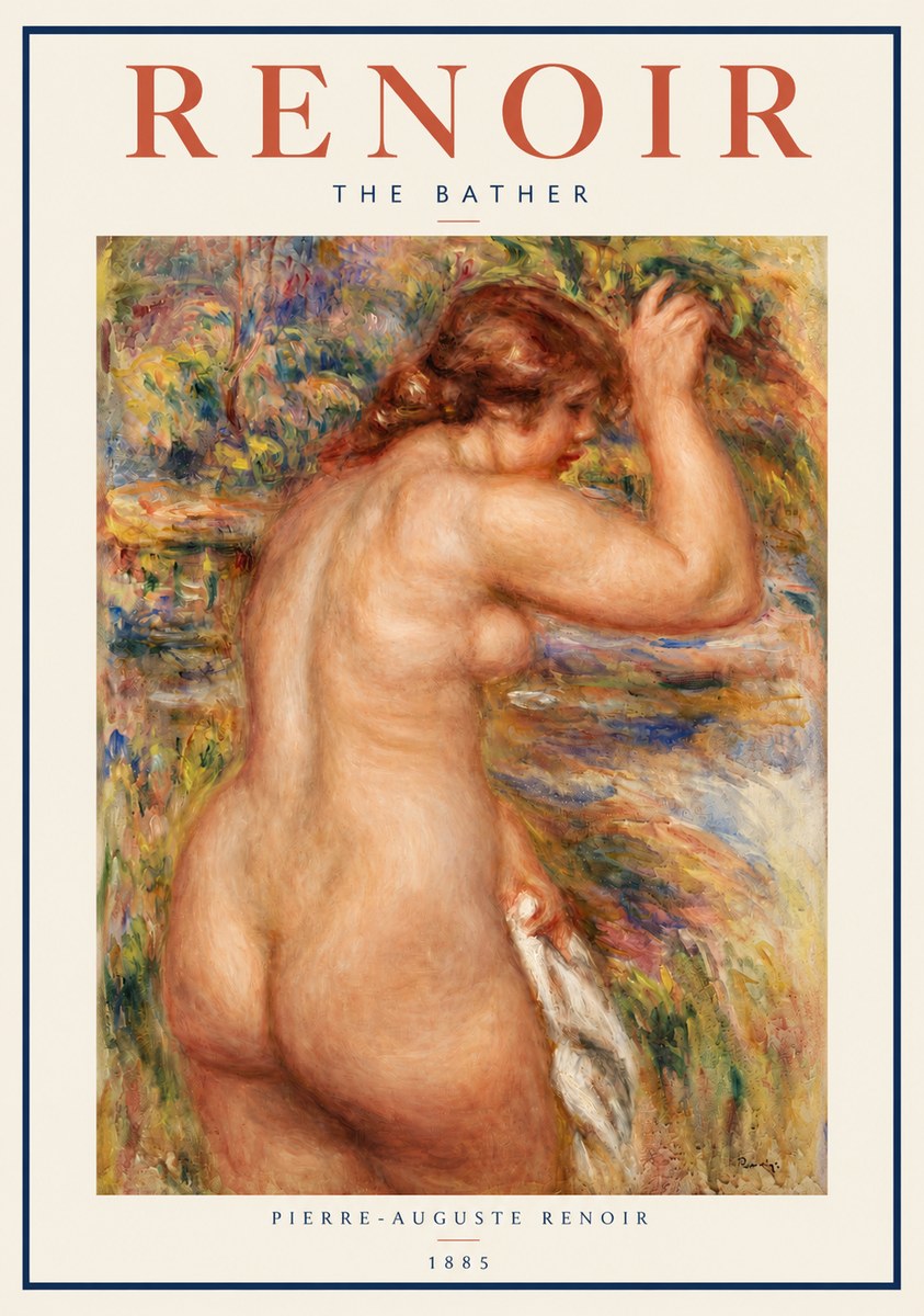 Renoir Bather No3 - Affiche