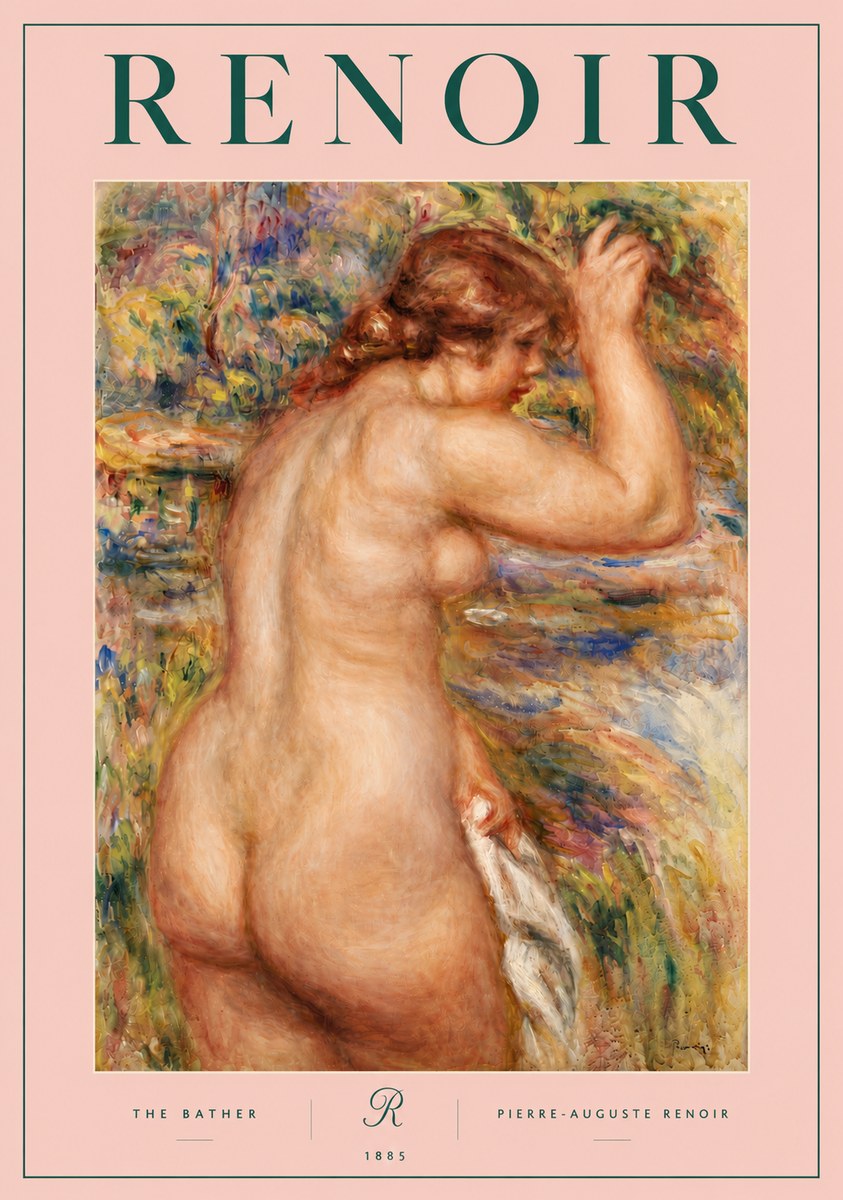 Renoir Bather No5 - Affiche