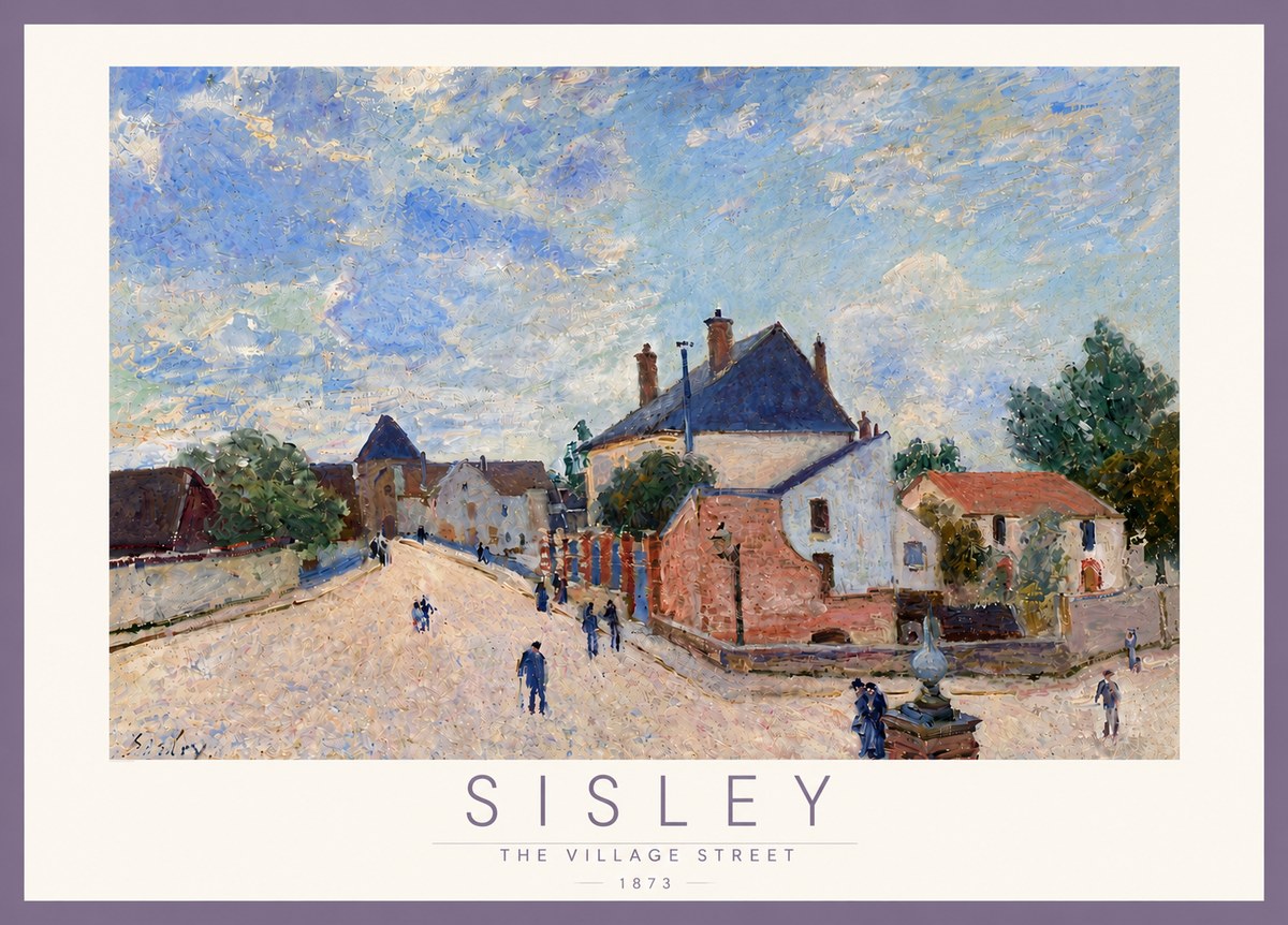 Sisley The Village Street No5 - Affiche