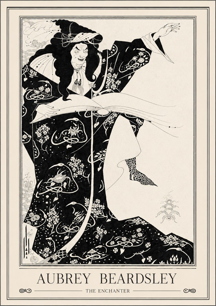 Aubrey Beardsley The Rehearsal No3 - Affiche