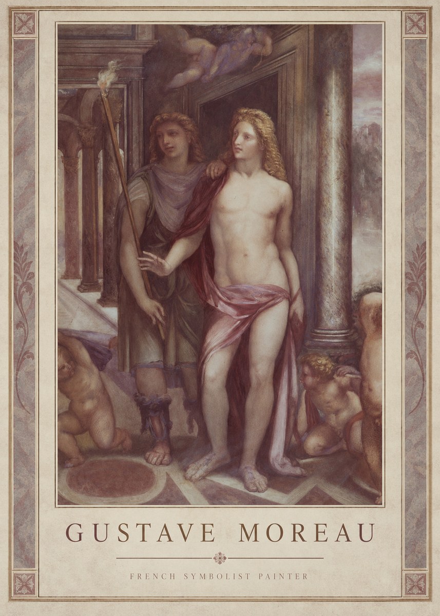 Gustave Moreau Youth No1 - Affiche