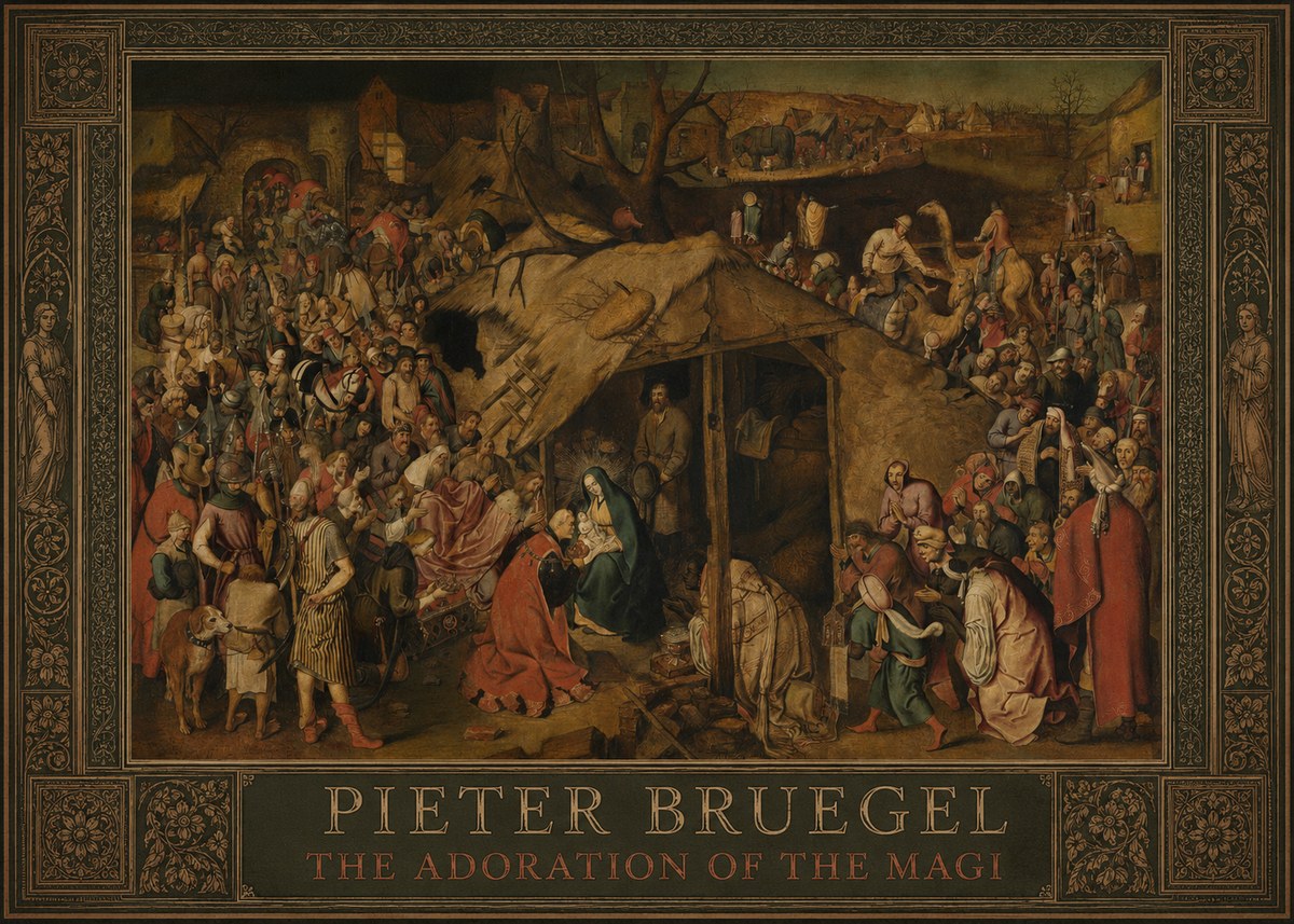 Pieter Bruegel The Adoration of the Magi No1 - Affiche