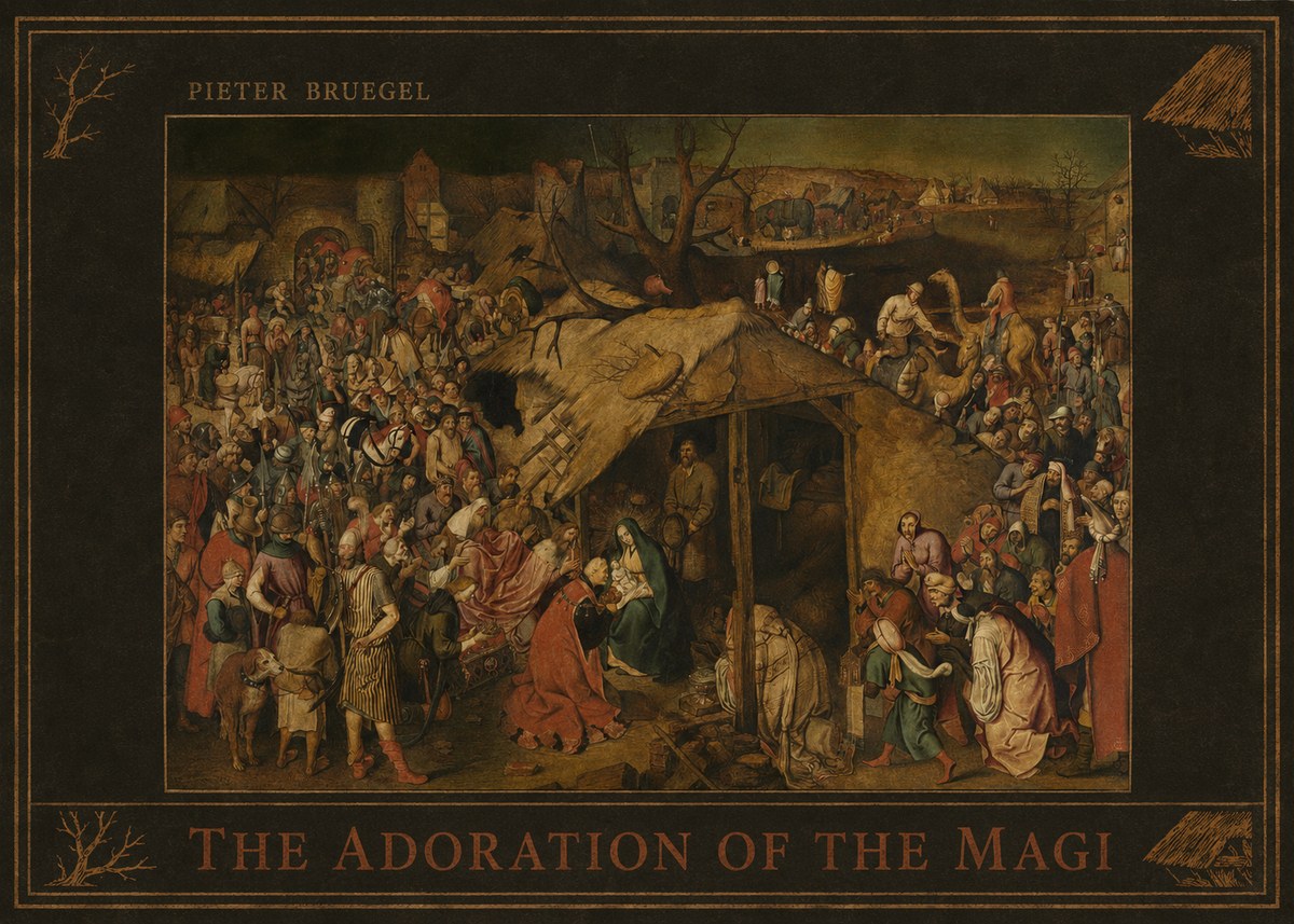 Pieter Bruegel The Adoration of the Magi No2 - Affiche