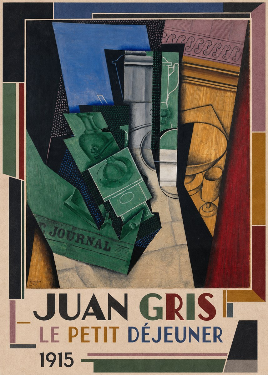 Juan Gris Le Petit Déjeuner No1 - Affiche