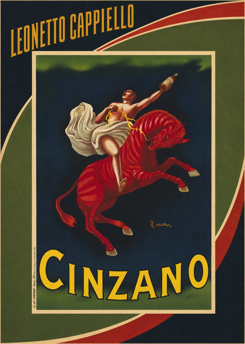 Leonetto Cappiello Cinzano No3 - Affiche