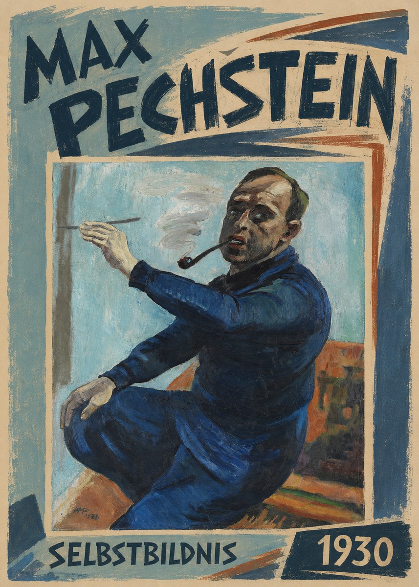 Max Pechstein Selbstbildnis No1 - Affiche