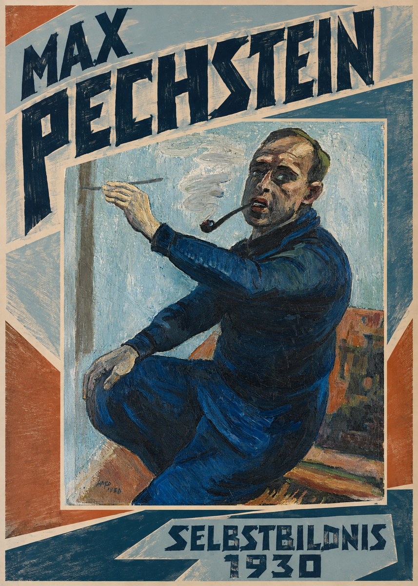 Max Pechstein Selbstbildnis No5 - Affiche