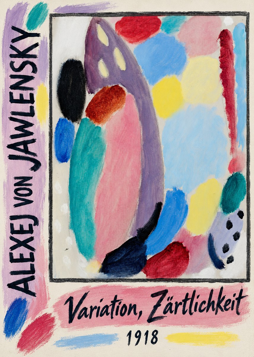 Alexej von Jawlensky Variation, Zärtlichkeit No2 - Affiche