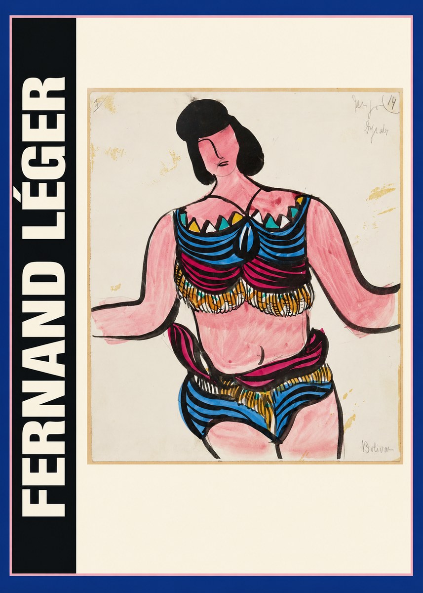 Fernand Léger Bolivian No2 - Affiche