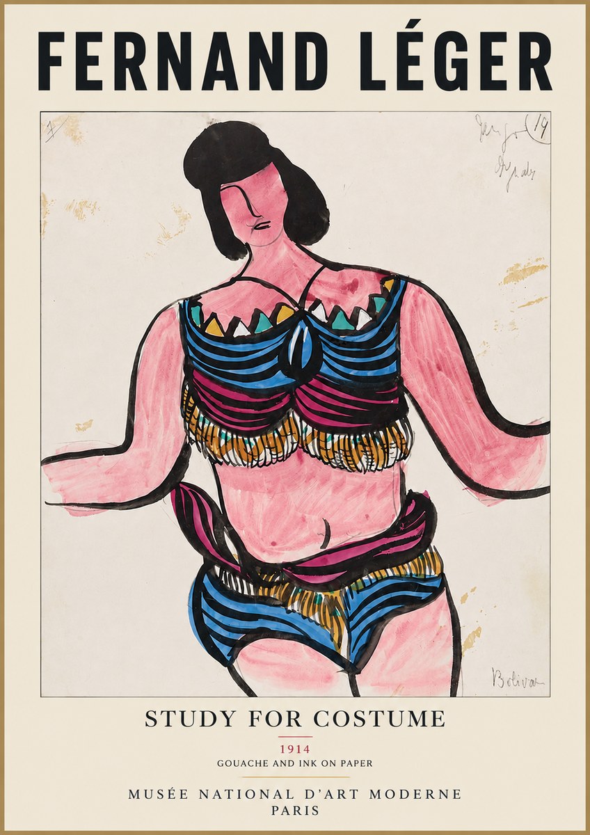 Fernand Léger Bolivian No3 - Affiche