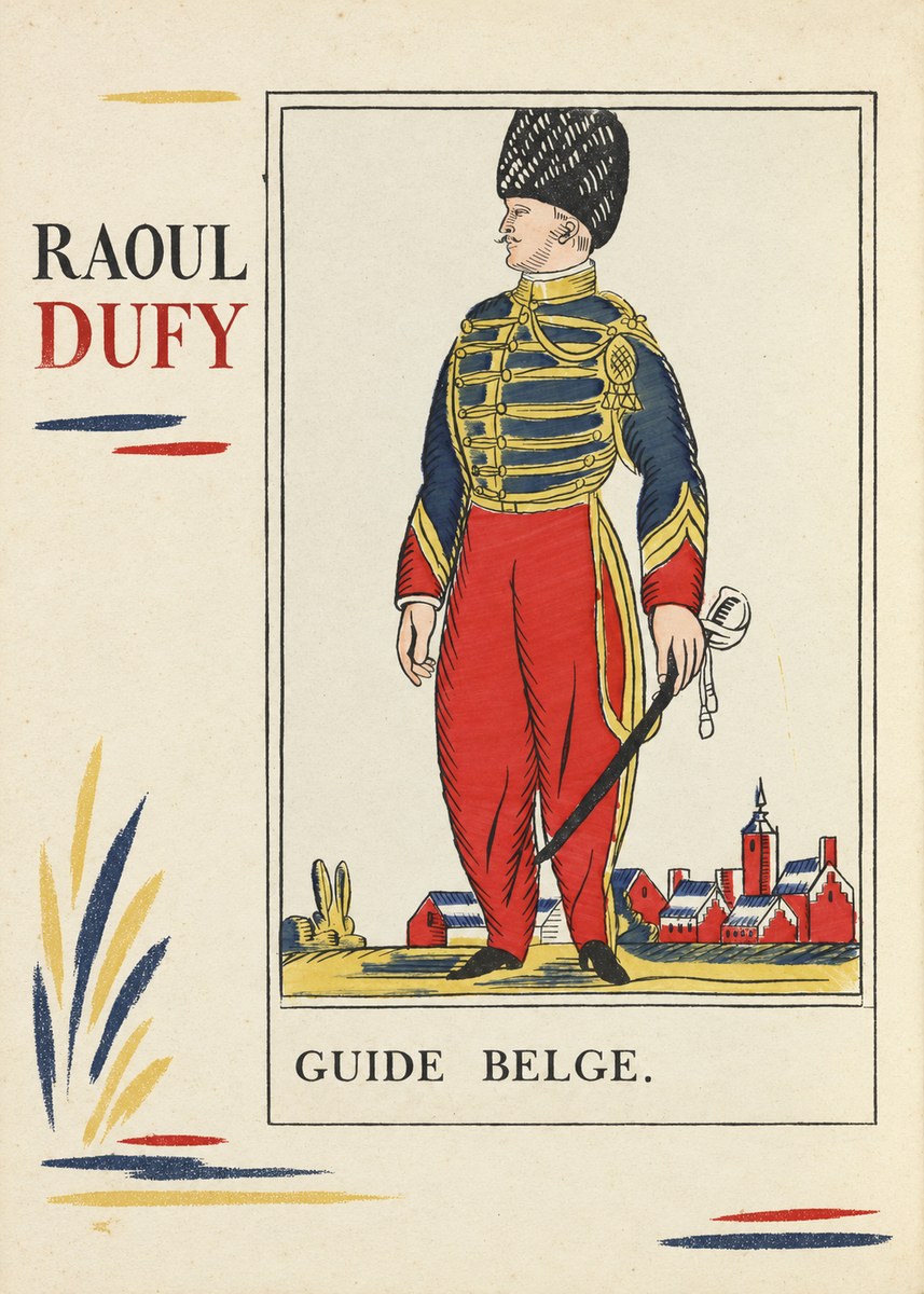 Raoul Dufy Guide Belge. No5 - Affiche