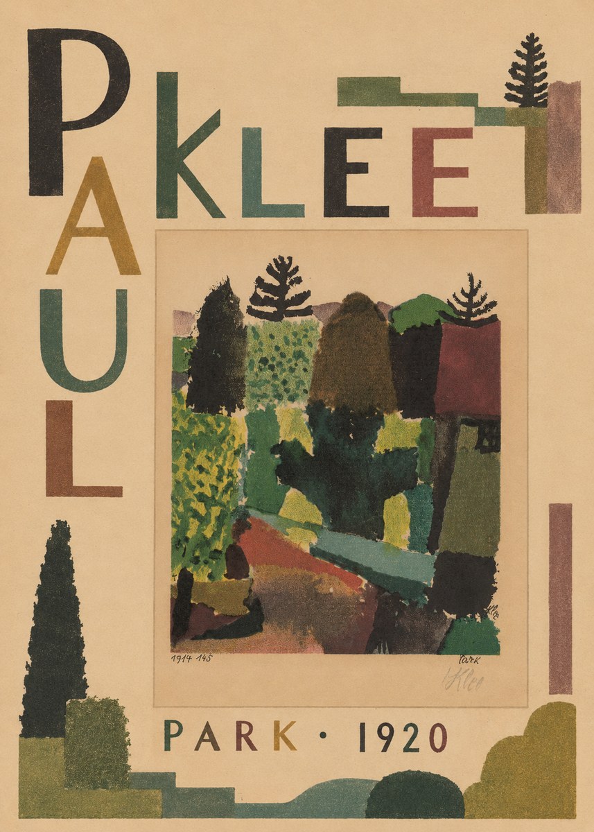 Paul Klee Park I No5 - Affiche