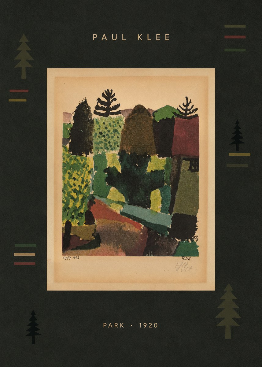 Paul Klee Park I No6 - Affiche