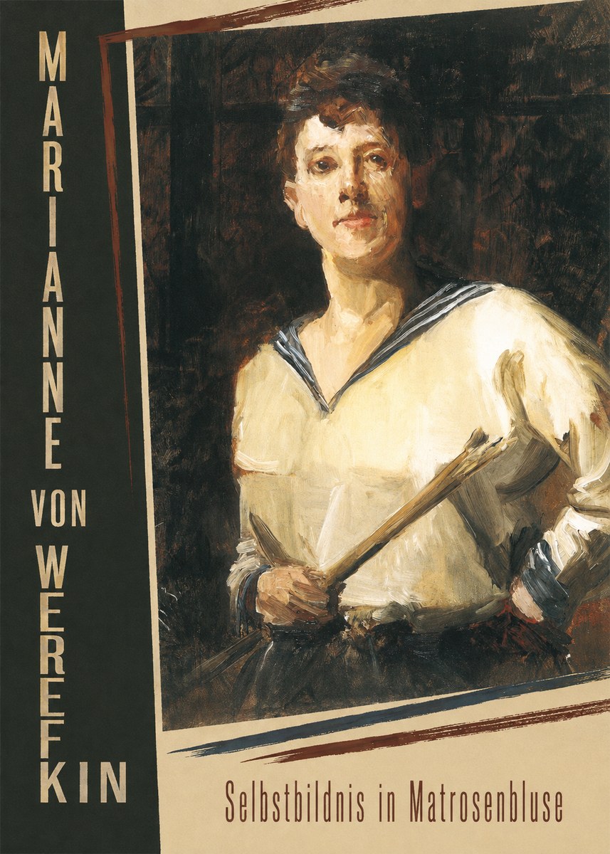 Marianne von Werefkin Selbstbildnis in Matrosenbluse No2 - Affiche